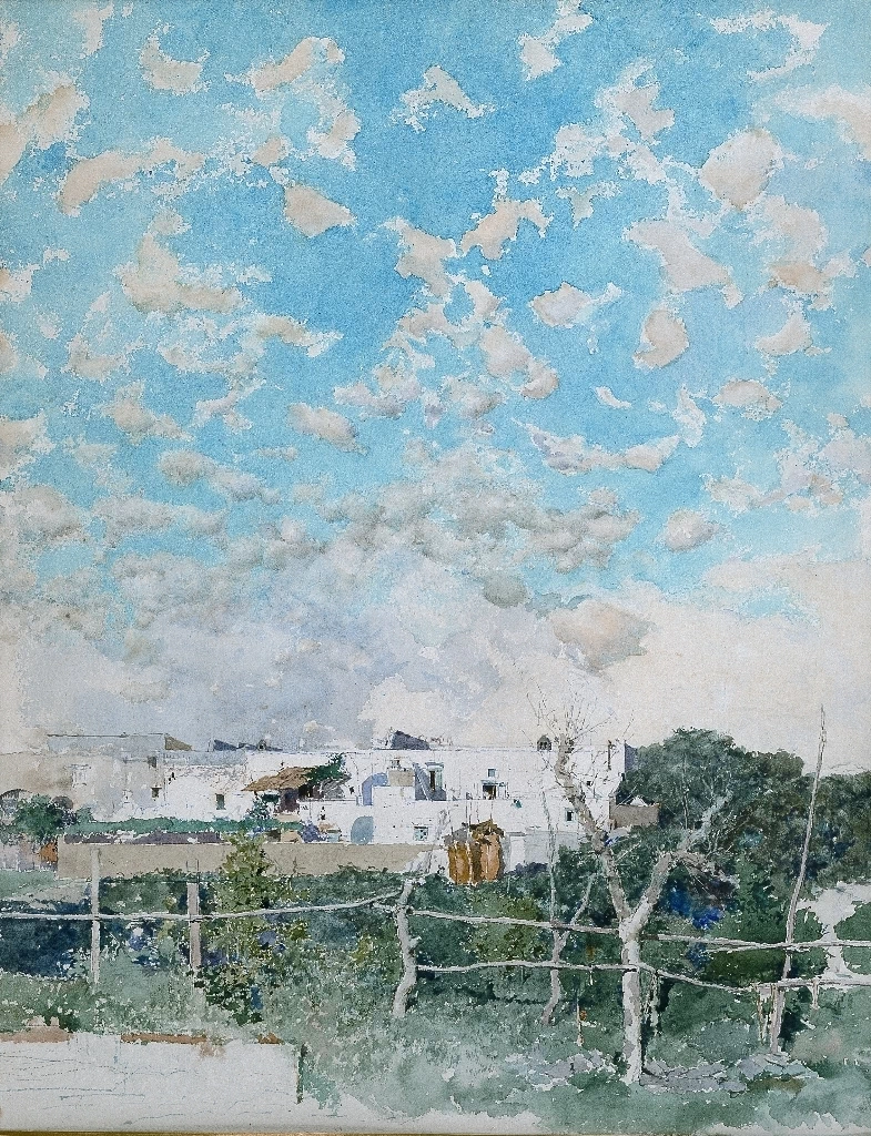 Paesaggio di Portici - Museo del Prado, Madrid